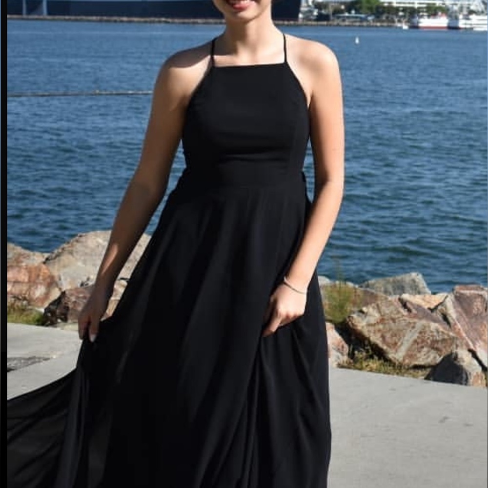 Black formal dress